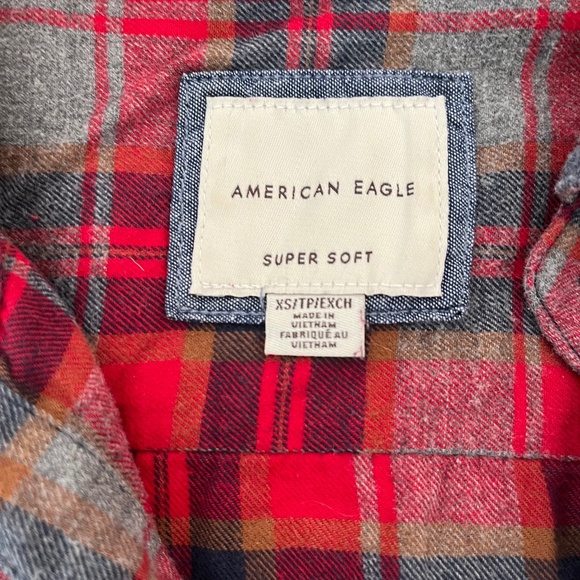 American Eagle Men's Flannel - super soft - XS - Picture 2 of 4
